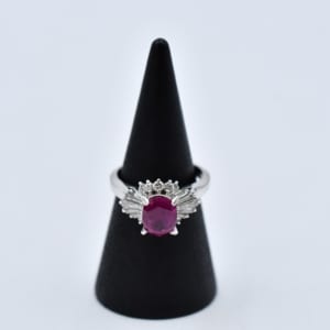 ルビー リング Pt900 R2.02ct D0.58ct 買取実績【買取日：2023年3月10日】