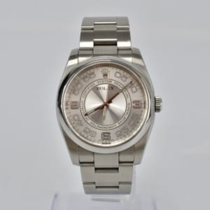 ロレックス オイスターパーペチュアル 116000 SS コンセントリック文字盤 買取実績【買取日：2023年3月14日】