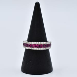 ルビー ダイヤリング 18KWG R1.33ct D0.63ct 買取実績【買取日：2023年3月20日】