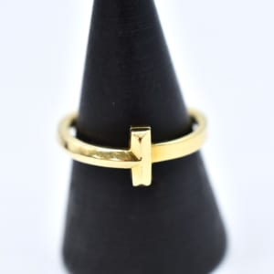 ティファニー Tワン ナローリング K18YG 買取実績【買取日：2023年5月31日】