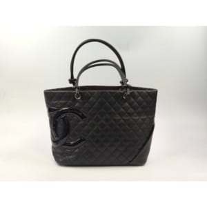 シャネル カンボン トートバッグ 黒 シルバー金具 買取実績【買取日：2023年1月6日】