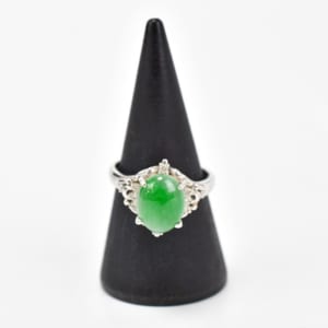 ダイヤ 翡翠 リング Pt900 2.72ct 0.11ct 買取実績