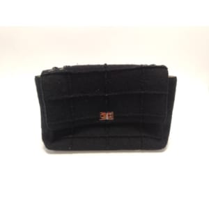 シャネル チョコバー Sフラップ Wチェーンショルダー 黒 買取実績【買取日：2023年2月2日】