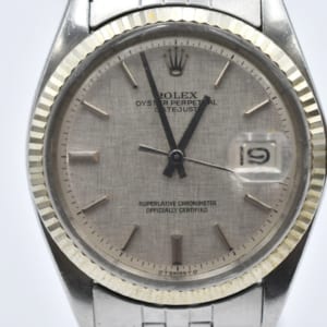 ロレックス デイトジャスト 1601 シルバーモザイク文字盤 買取実績【買取日：2023年2月22日】