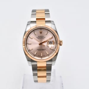 ロレックス デイトジャスト 116231 ピンク文字盤 買取実績【買取日：2023年3月6日】