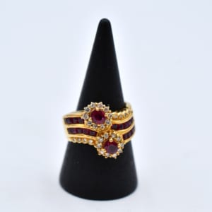 ルビー ダイヤリング K18 R1.31 D0.42 買取実績【買取日：2023年5月19日】