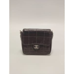 シャネル チョコバー ミニショルダー 黒 ラムスキン 買取実績【買取日：2023年3月5日】