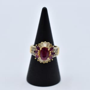 ルビー リング K18 R1.16ct D0.67ct 買取実績【買取日：2023年3月16日】