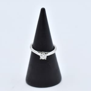 カルティエ ソリテール ダイヤリング Pt950 0.26ct 74668A 買取実績