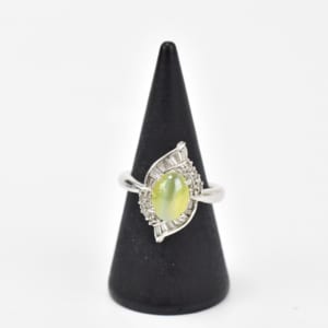 キャッツアイ ダイヤリング Pt900 買取実績【買取日：2022年1月22日】