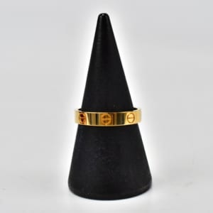 カルティエ ミニラブ リング K18YG CRB4085053 MBF092 買取実績