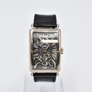 フランク ミュラー ロングアイランド クレイジーアワーズ 1200CH グレイ文字盤 WG×革/AT 買取実績【買取日：2023年2月21日】