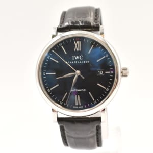 IWC ポートフィノ IW356502 黒文字盤 SS×レザー/AT 買取実績