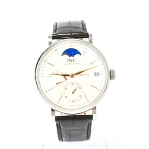 IWC ポートフィノ ハンドワインド ムーンフェイズ IW516401 シルバー文字盤 革×SS/手巻き 買取実績