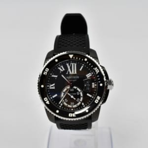 カリブル ドゥ カルティエ ダイバー WSCA0006 黒文字盤 SS×ラバー/AT 買取実績