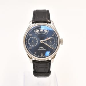 IWC ポルトギーゼ アニュアルカレンダー IW503502 青文字盤 SS×革/AT 買取実績