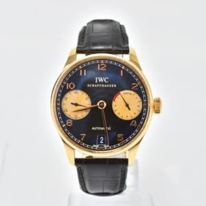IWC ポルトギーゼ 黒文字盤 PG×革/AT 買取実績
