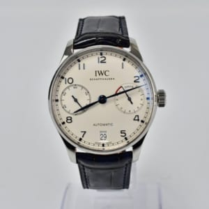 IWC ポルトギーゼ IW500705 シルバー文字盤 SS×革/AT 買取実績