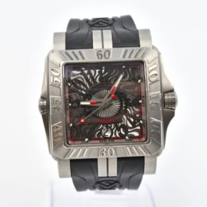 フランク ミュラー コンキスタドール コルテス グランプリ グレー文字盤 TI×ラバー/AT 買取実績【買取日：2023年2月4日】