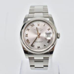 ロレックス デイトジャスト 116200 SS シルバー文字盤 買取実績【買取日：2023年2月6日】