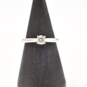 カルティエ ソリテール ダイヤリング Pt950 0.23ct 買取実績