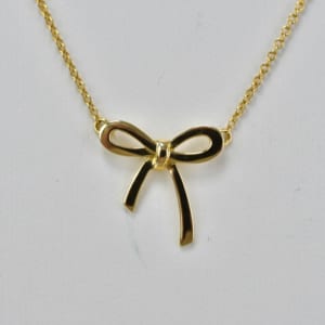 ティファニー リボン ネックレス K18 買取実績【買取日：2022年11月30日】