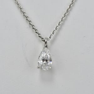 ティファニー バイザヤード ティアドロップ ネックレス Pt950 買取実績【買取日：2023年1月6日】