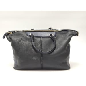 トッズ 2WAY ショルダーバッグ ネイビー レザー 買取実績