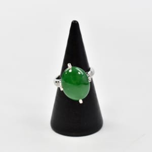 翡翠 リング Pt900 8.16ct 買取実績