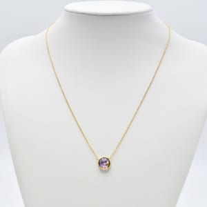 ティファニー オリーブリーフアメジストネックレス K18 買取実績【買取日：2023年3月9日】