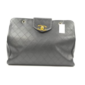 シャネル ビコローレ スーパーモデルバッグ 黒 レザー GD金具 買取実績【買取日：2023年3月28日】