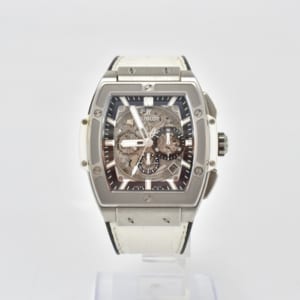 ウブロ スプリットオブビッグバン 601.NE.0172.LR.JPN17 スケルトン文字盤 TI×ラバー/AT 買取実績【買取日：2023年6月17日】