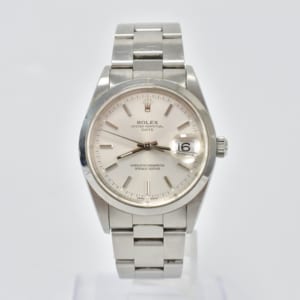 ロレックス オイスターパーペチュアルデイト 15200 SS AT シルバー文字盤 買取実績【買取日：2023年6月17日】