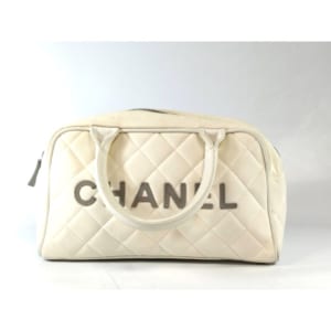シャネル スポーツライン 白 キャンバス レザー 買取実績【買取日：2023年2月7日】