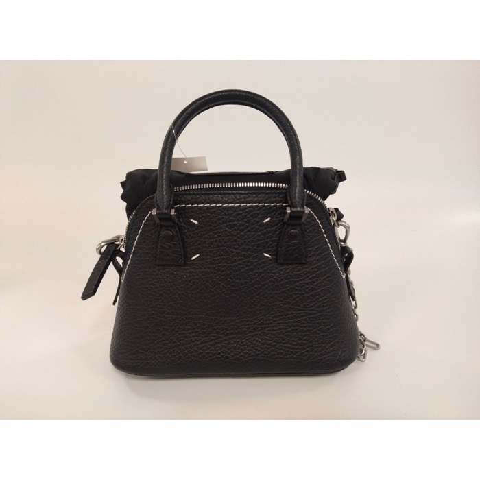 マルタンマルジェラ 5AC マイクロバッグ 黒 レザー Aランク