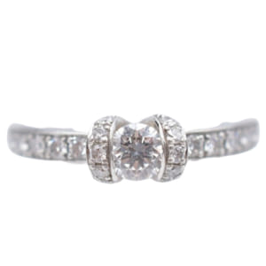 ロイヤルアッシャー ダイヤリング Pt900 0.33ct 3.7g g VVS1 買取実績