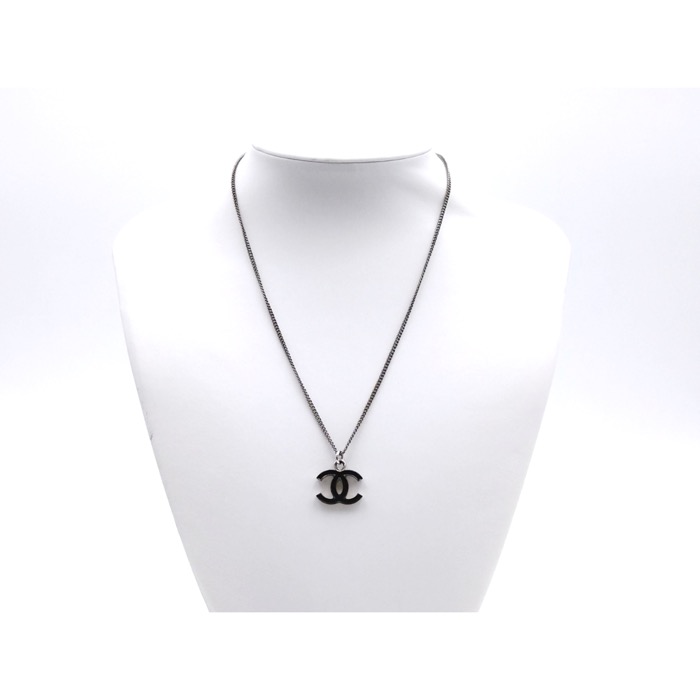 シャネル ココマーク 黒 シルバー Bランク