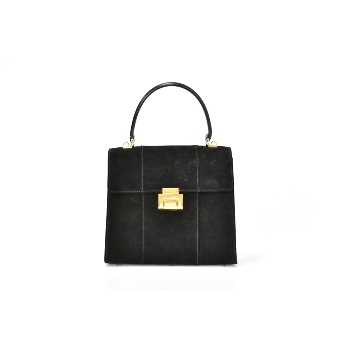 グッチ 2WAY バッグ 黒 フェルト 000・2026・0633 Bランク