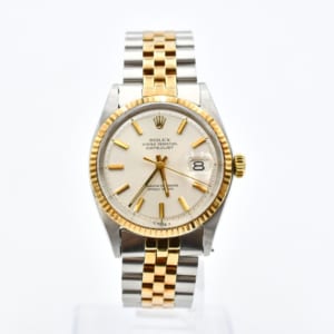 ロレックス デイトジャスト 1601 白文字盤 買取実績【買取日：2023年1月20日】