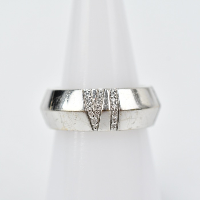 ティファニー リング アトラス X クローズド ナロー リング 4Pダイヤ 9