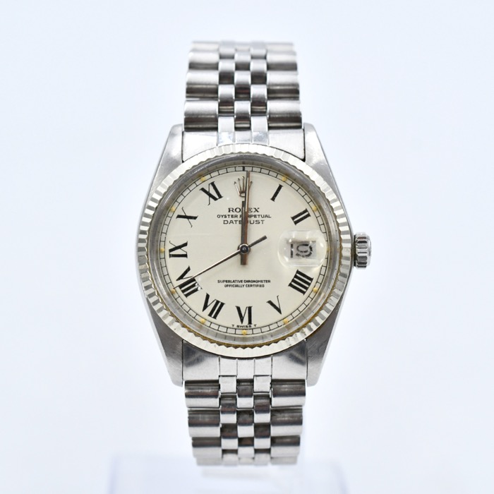 ロレックス デイトジャスト 1601 SS×WG 白文字盤 買取実績【買取日  
