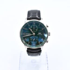 IWC ポルトギーゼ IW371615 グリーン文字盤 SS×革/AT 買取実績