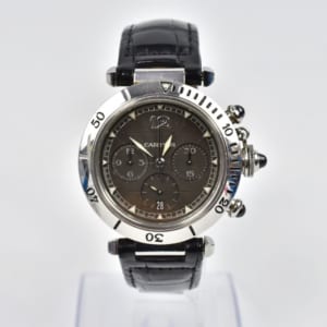 カルティエ パシャ W3105155 グレー文字盤 SS×革/AT 買取実績
