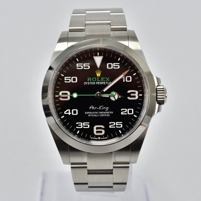 ロレックスエアキング 126900 SS ブラック文字盤