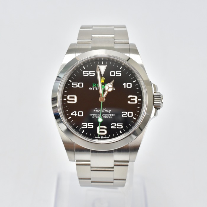 ロレックスエアキング 126900 SS ブラック文字盤