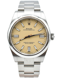 オイスター パーペチュアル 276200 SS ベージュ文字盤