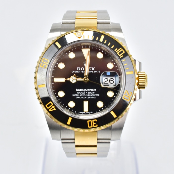 ロレックスサブマリーナー 116613LN SS×YG ブラック文字盤
