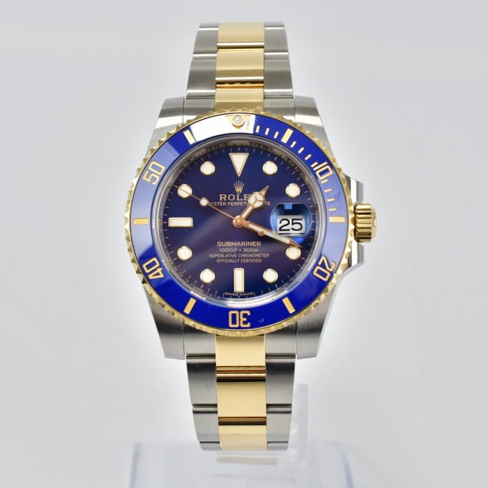 ロレックスサブマリーナー 116613LB SS×YG ブルー文字盤