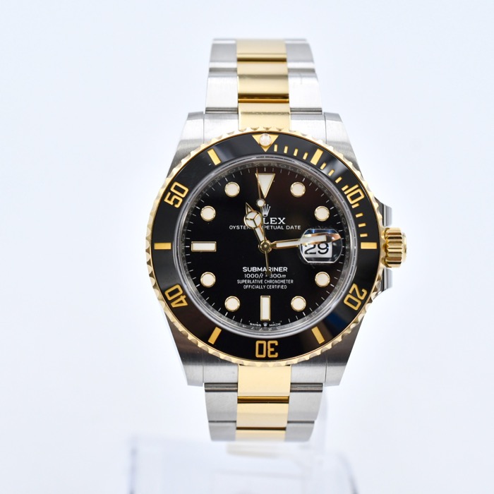 ロレックスサブマリーナー 126613LN SS×YG ブラック文字盤