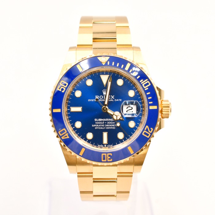 ロレックスサブマリーナー 126618LB YG ブルー文字盤